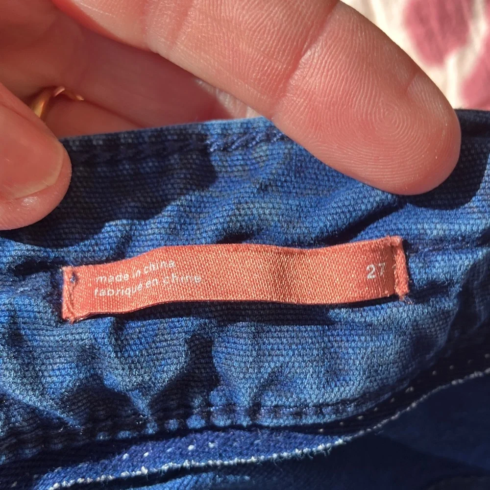 Anthropologie Wanderer Distressed Blue Pants - Picture 9 of 16